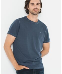 Tricou de bumbac cu logo discret