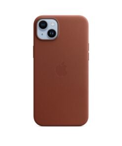Husa de protectie Leather Case with MagSafe pentru iPhone 14 Plus - Umber