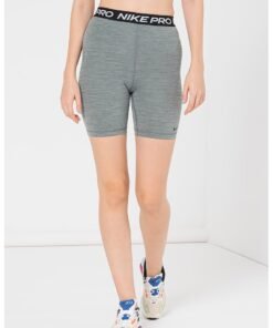 Colanti scurti cu tehnologie Dri-Fit si logo pentru fitness Pro 365