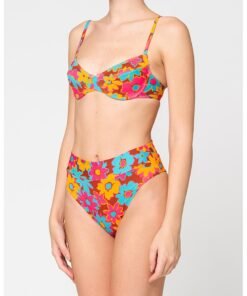 Sutien de baie cu imprimeu floral Provo