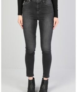 Blugi skinny cu talie inalta