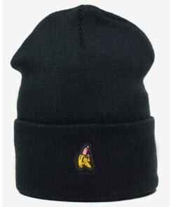 Caciula unisex cu detaliu brodat Banana