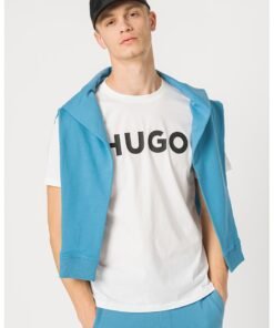 Tricou regular fit cu logo contrastant Dulivio