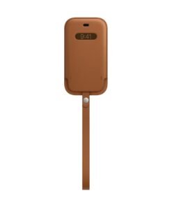 Husa de protectie pentru iPhone 12 mini Leather Sleeve - MagSafe - Saddle Brown