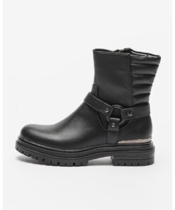 Ghete de piele ecologica Courtney Moto