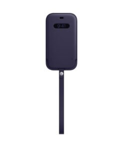 Husa de protectie Leather Sleeve MagSafe pentru IPhone 12/12 Pro - Deep Violet