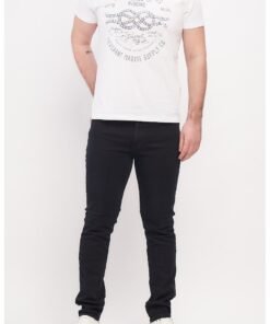 Blugi slim fit cu talie joasa