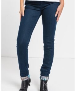 Blugi slim fit cu model cu 5 buzunare