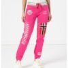 Pantaloni sport cu imprimeu logo Myer