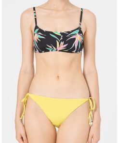 Sutien de baie bandeau cu model floral