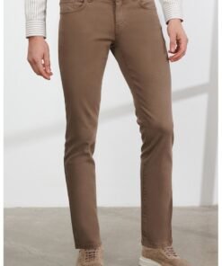 Blugi slim fit cu talie medie