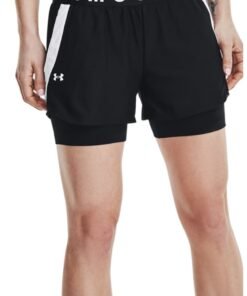 Pantaloni scurti lejeri cu model 2 in 1 - pentru fitness Play-Up
