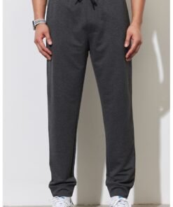 Pantaloni sport din amestec de bumbac cu snur de ajustare