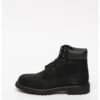 Bocanci de piele nabuc 6in Premium - Negru