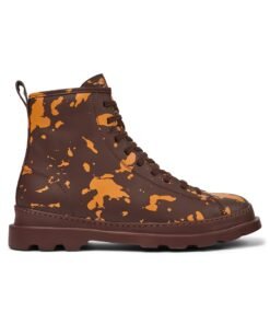 Ghete de piele cu aspect patat Brutus 437
