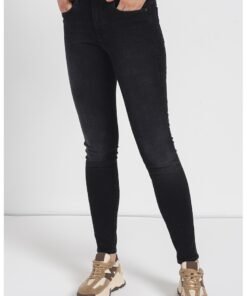 Blugi skinny cu talie inalta Lhana