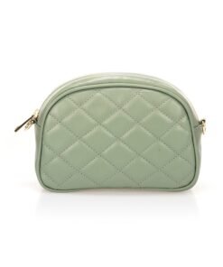 Geanta crossbody de piele cu aspect matlasat