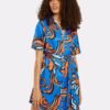 Rochie-camasa cu imprimeu etnic Creation