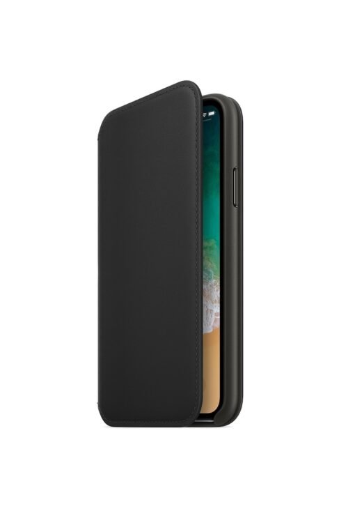 Husa de protectie Folio pentru iPhone X - Piele