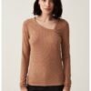 Bluza cu decolteu asimetric