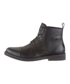 Ghete din piele cu aspect texturat