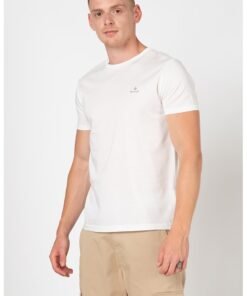 Tricou slim fit cu logo brodat