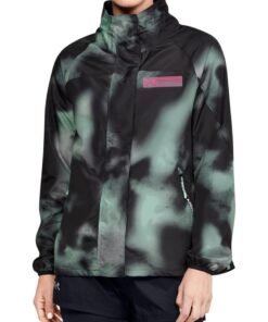 Jacheta cu finisaj impremeabil si model tie-dye Summit