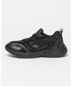 Pantofi sport cu insertii de piele intoarsa