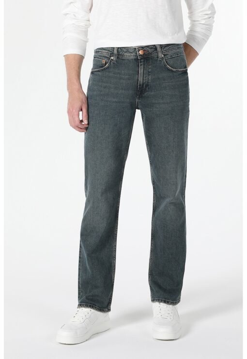 Blugi regular fit cu croiala dreapta David