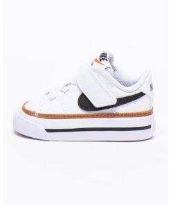 Pantofi sport de piele cu insertii de material textil Court Legacy