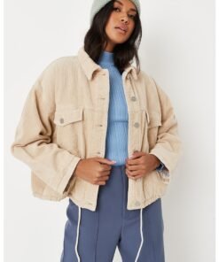 Jacheta de denim cu aspect reiat