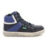 Pantofi sport high-cut din piele ecologica