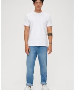 Blugi relaxed fit din amestec de lyocell