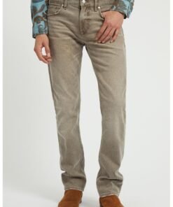 Blugi regular fit cu model uni Angels