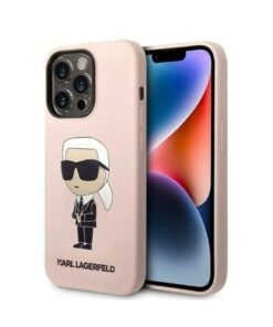 Husa de protectie Liquid Silicone Ikonik NFT pentru iPhone 14 Pro - Roz