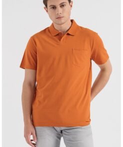 Tricou polo cu buzunar pe piept
