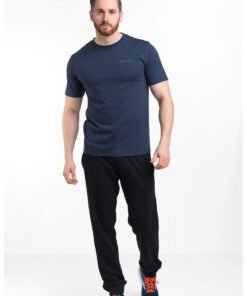 Tricou din amestec de bumbac cu decolteu la baza gatului