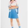 Tricou polo crop