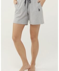 Pantaloni scurti de pijama cu snur