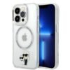 Husa de protectie MagSafe IML Karl si Choupette NFT pentru iPhone 14 Pro Max - Transparenta