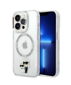 Husa de protectie MagSafe IML Karl si Choupette NFT pentru iPhone 14 Pro Max - Transparenta
