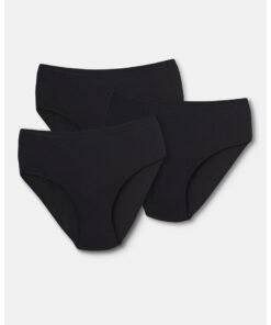 Set de chiloti hipster cu talie medie - 3 perechi