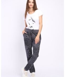 Pantaloni sport cu animal print