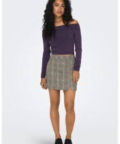 Bluza slim fit cu decolteu pe umeri Fano