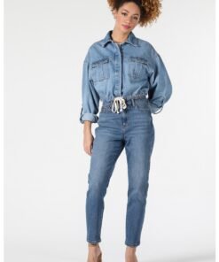 Jacheta supradimensionata de denim