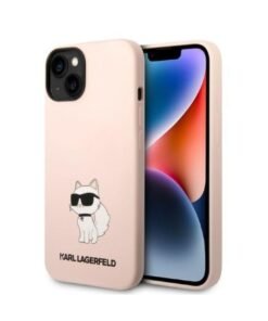 Husa de protectie Liquid Silicone Choupette NFT pentru iPhone 14 Plus - Roz