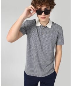 Tricou polo cu model in carouri