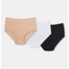 Set de chiloti hipster din amestec de bumbac - 3 perechi
