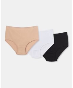 Set de chiloti hipster din amestec de bumbac - 3 perechi