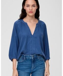 Bluza-tunica din lyocell cu maneci 3/4
